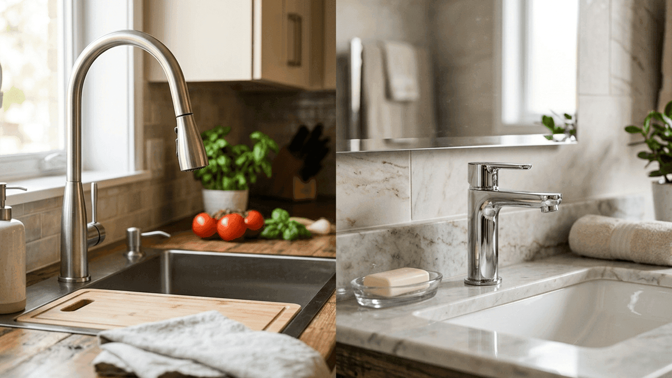 Kitchen Tap vs Bathroom Tap Differences