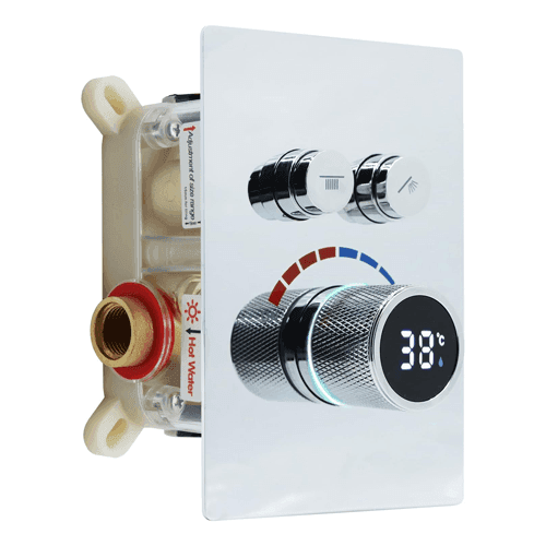 Delnet Digital Display Concealed Shower Diverter Valve