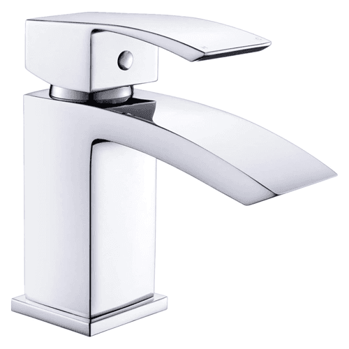 Funime Bathroom Sink Taps with Waterfall Spout