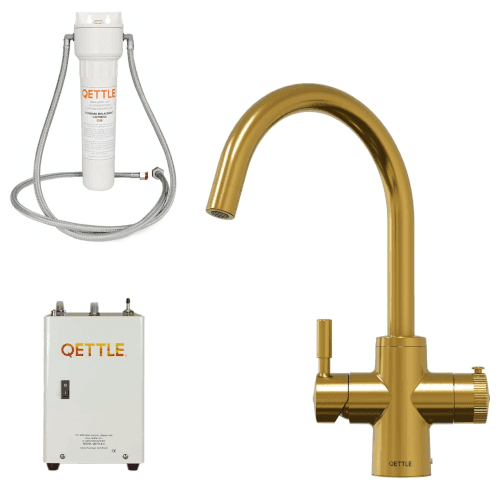 Qettle Original 4-in-1 Instant Boiling Water Tap (Gold)