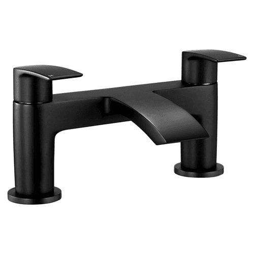 Wasserrhythm Bath Taps Black Waterfall Mixers